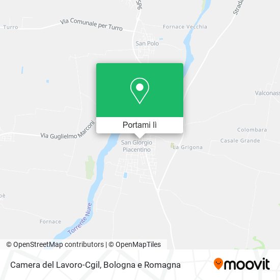 Mappa Camera del Lavoro-Cgil