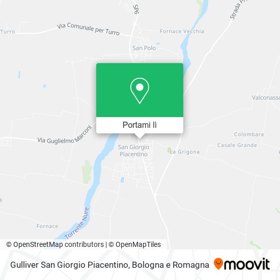 Mappa Gulliver San Giorgio Piacentino