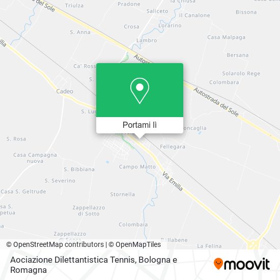 Mappa Aociazione Dilettantistica Tennis