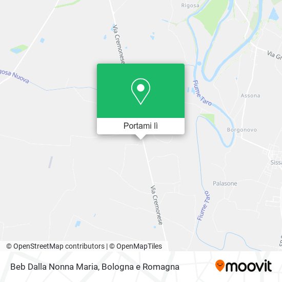 Mappa Beb Dalla Nonna Maria