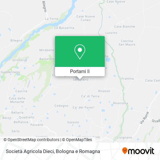 Mappa Società Agricola Dieci