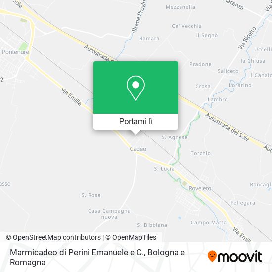 Mappa Marmicadeo di Perini Emanuele e C.