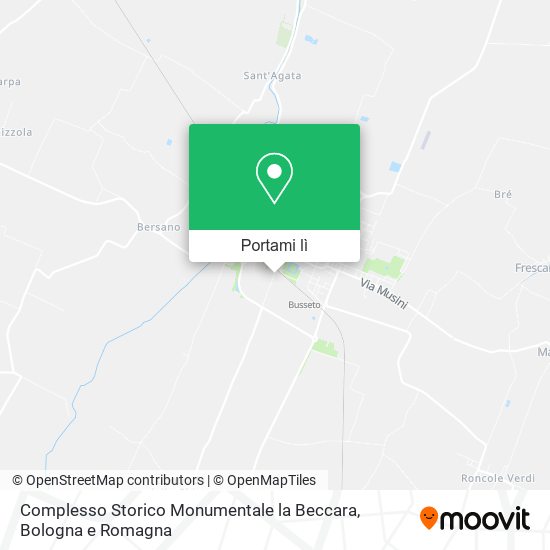 Mappa Complesso Storico Monumentale la Beccara
