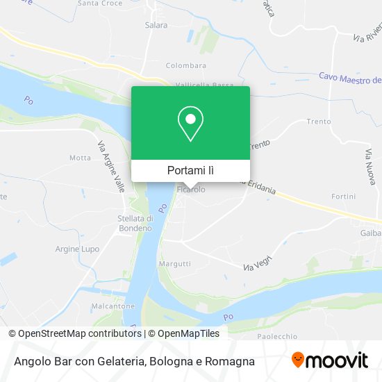 Mappa Angolo Bar con Gelateria