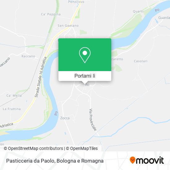 Mappa Pasticceria da Paolo