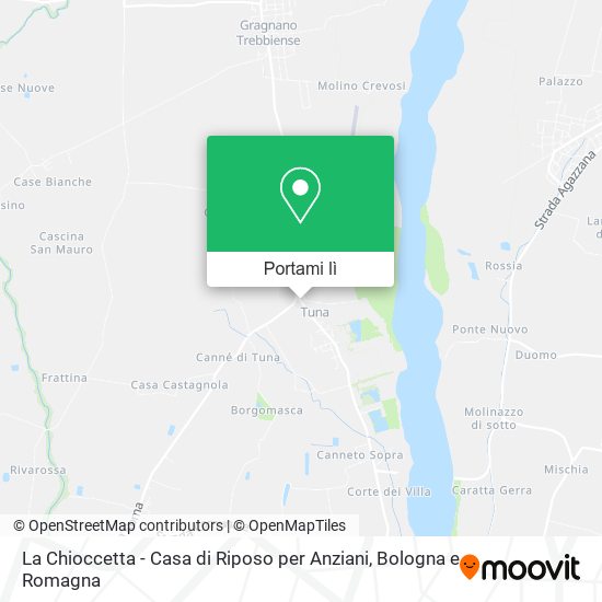 Mappa La Chioccetta - Casa di Riposo per Anziani