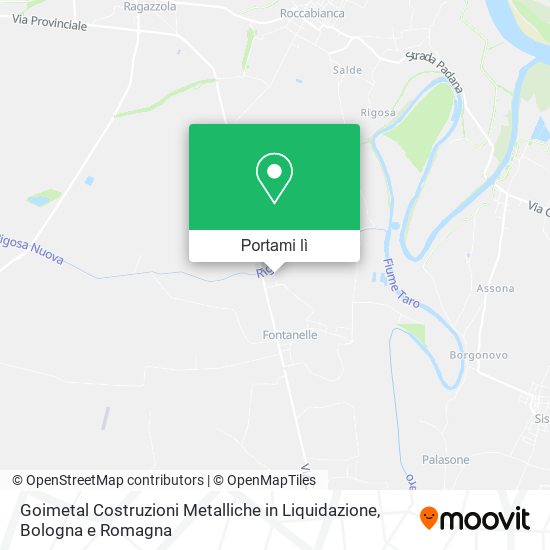 Mappa Goimetal Costruzioni Metalliche in Liquidazione