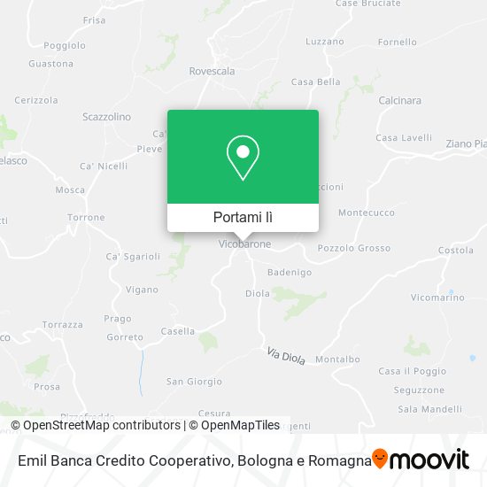 Mappa Emil Banca Credito Cooperativo