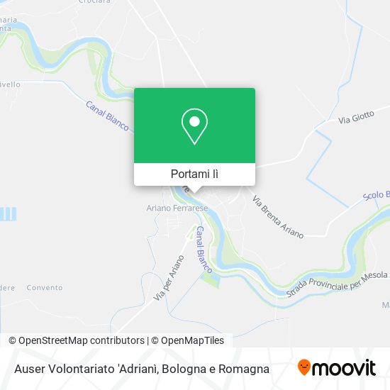 Mappa Auser Volontariato 'Adrianì