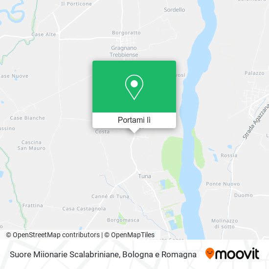 Mappa Suore Miionarie Scalabriniane