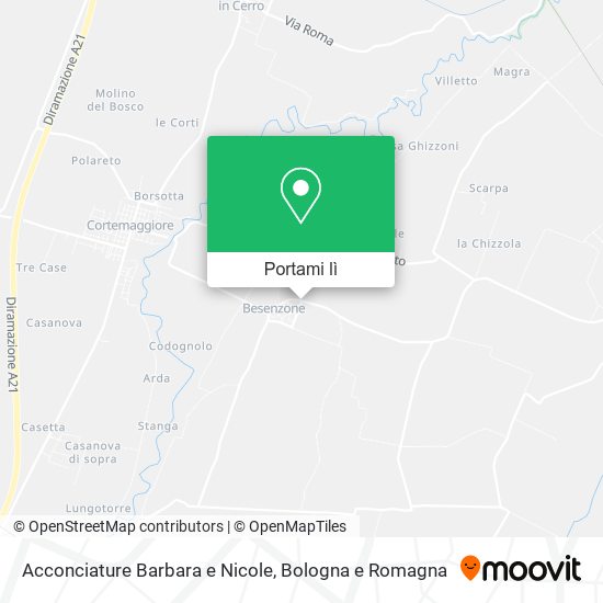 Mappa Acconciature Barbara e Nicole