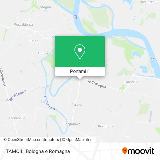 Mappa TAMOIL