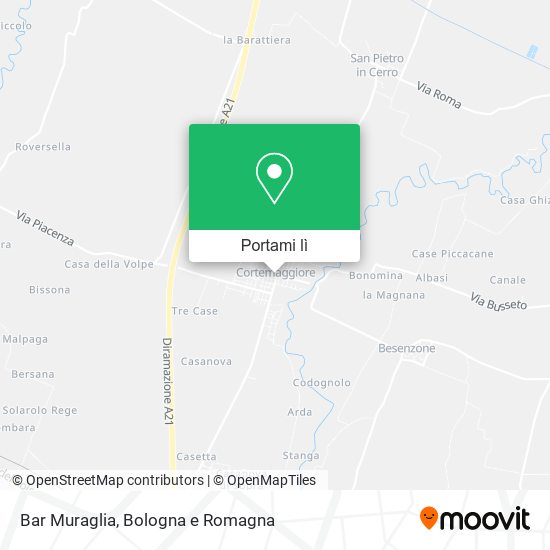 Mappa Bar Muraglia