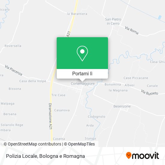 Mappa Polizia Locale