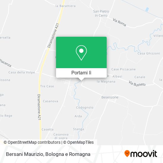 Mappa Bersani Maurizio