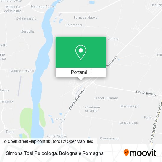 Mappa Simona Tosi Psicologa