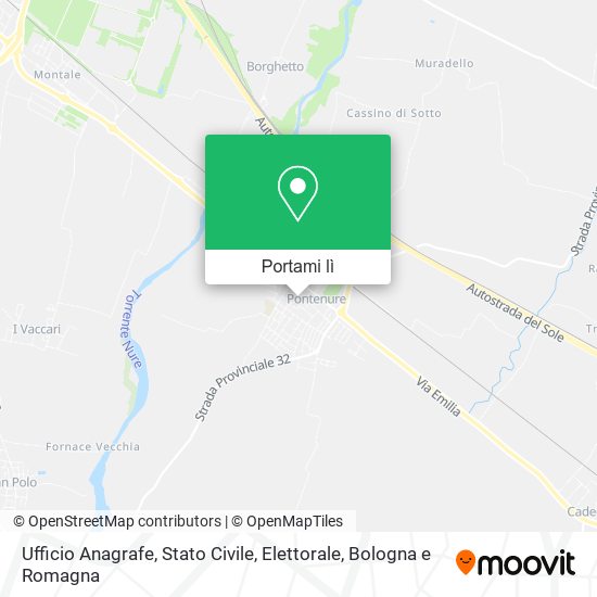 Mappa Ufficio Anagrafe, Stato Civile, Elettorale