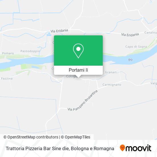 Mappa Trattoria Pizzeria Bar Sine die