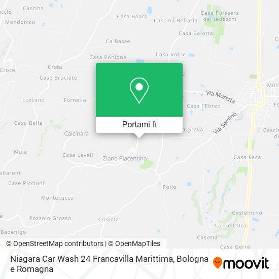 Mappa Niagara Car Wash 24 Francavilla Marittima
