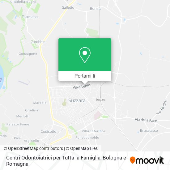 Mappa Centri Odontoiatrici per Tutta la Famiglia