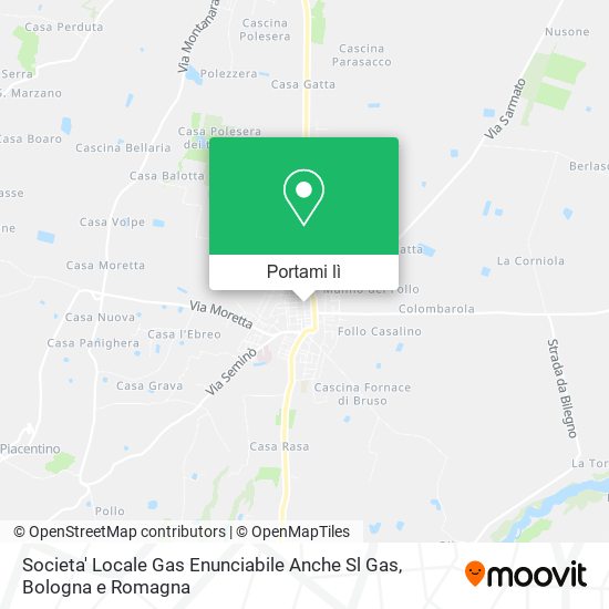 Mappa Societa' Locale Gas Enunciabile Anche Sl Gas