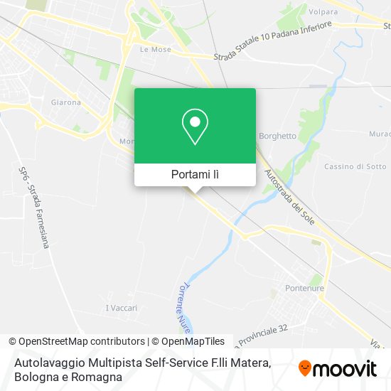 Mappa Autolavaggio Multipista Self-Service F.lli Matera