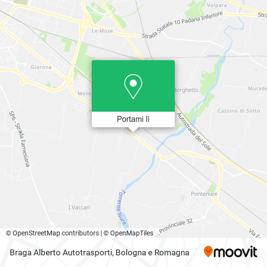Mappa Braga Alberto Autotrasporti
