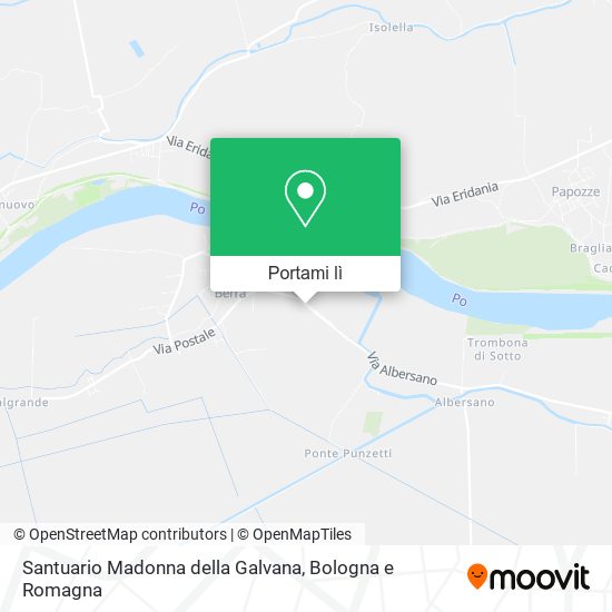 Mappa Santuario Madonna della Galvana