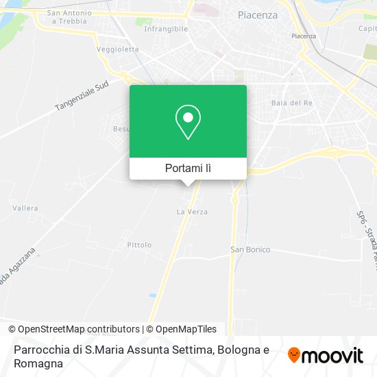 Mappa Parrocchia di S.Maria Assunta Settima