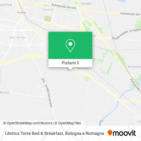 Mappa L'Antica Torre Bed & Breakfast