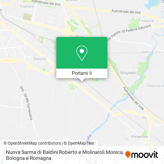 Mappa Nuova Sarma di Baldini Roberto e Molinaroli Monica