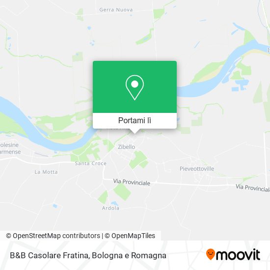 Mappa B&B Casolare Fratina