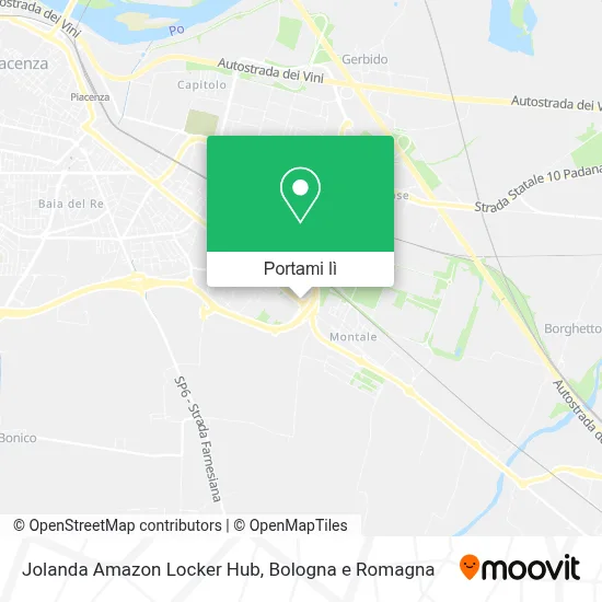 Mappa Jolanda Amazon Locker Hub