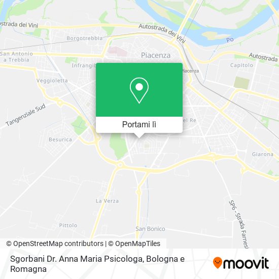 Mappa Sgorbani Dr. Anna Maria Psicologa
