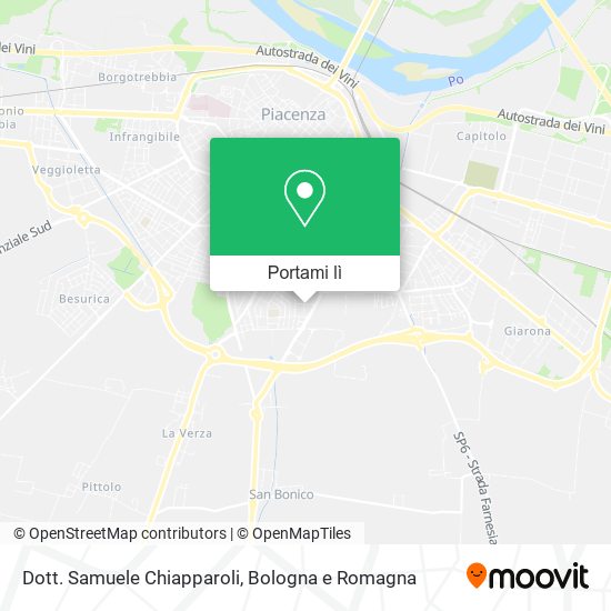Mappa Dott. Samuele Chiapparoli