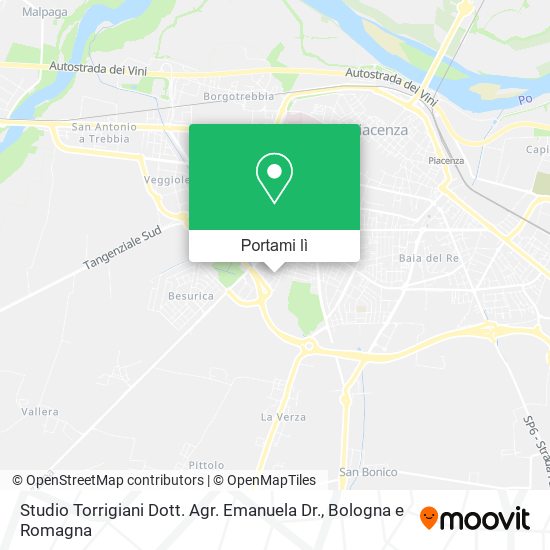 Mappa Studio Torrigiani Dott. Agr. Emanuela Dr.
