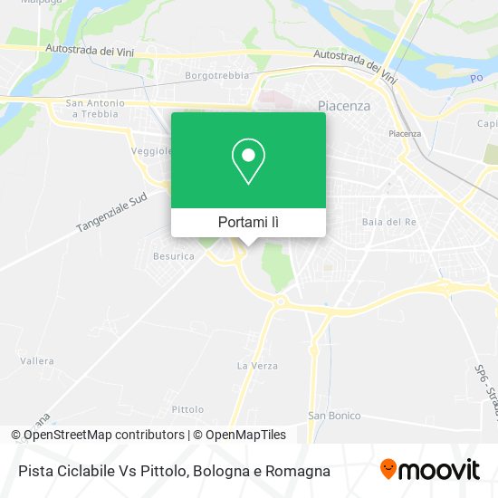 Mappa Pista Ciclabile Vs Pittolo