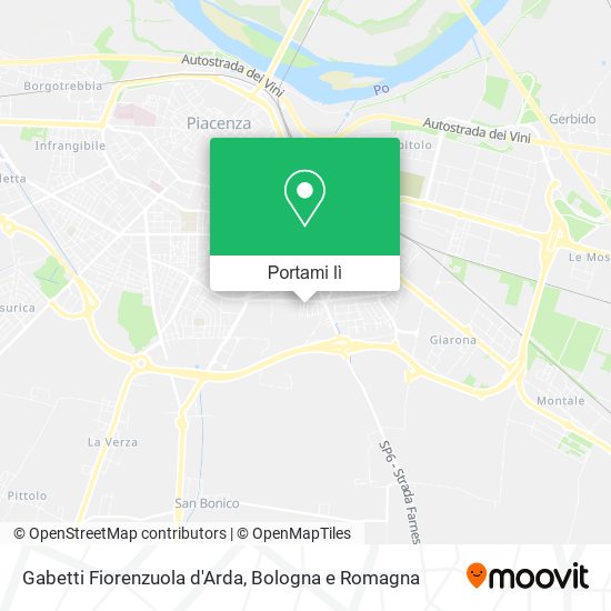 Mappa Gabetti Fiorenzuola d'Arda