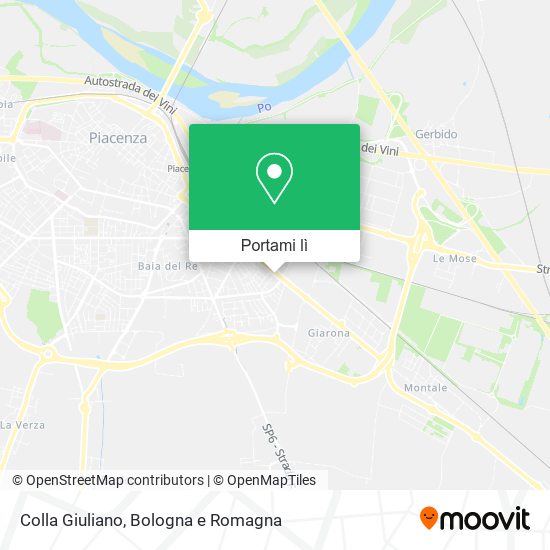 Mappa Colla Giuliano