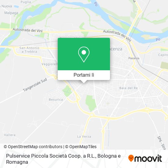 Mappa Pulservice Piccola Società Coop. a R.L.