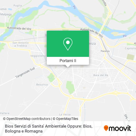 Mappa Bios Servizi di Sanita' Ambientale Oppure: Bios
