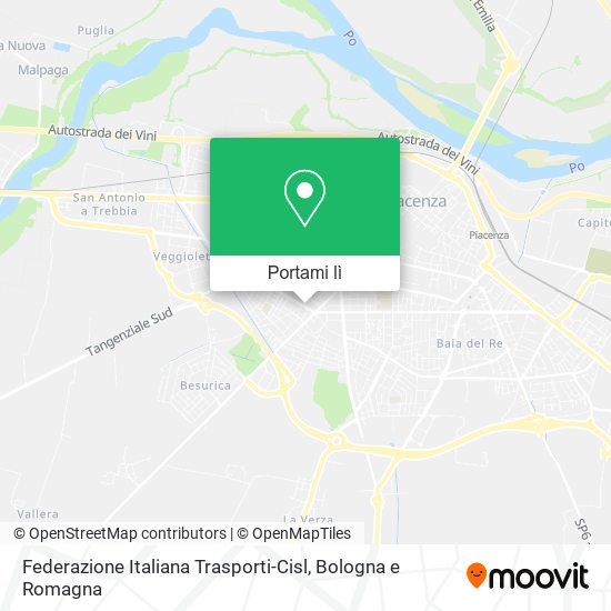Mappa Federazione Italiana Trasporti-Cisl