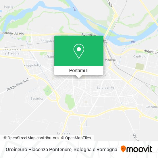 Mappa Oroineuro Piacenza Pontenure