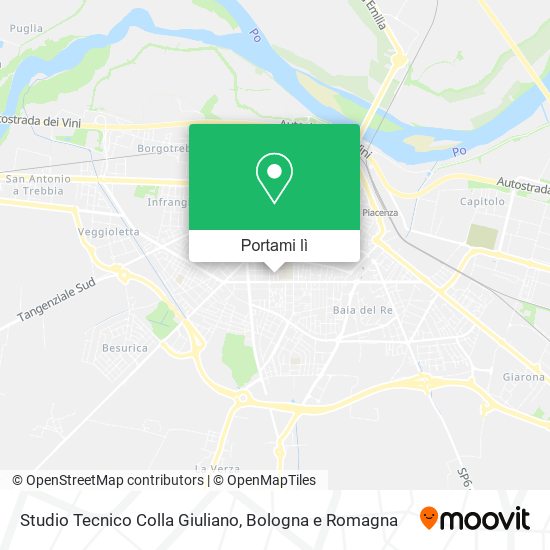 Mappa Studio Tecnico Colla Giuliano