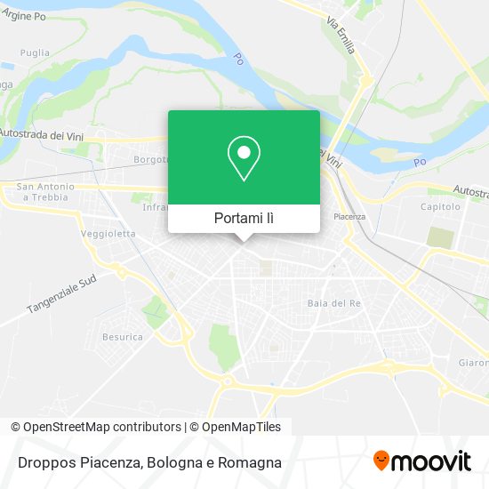 Mappa Droppos Piacenza