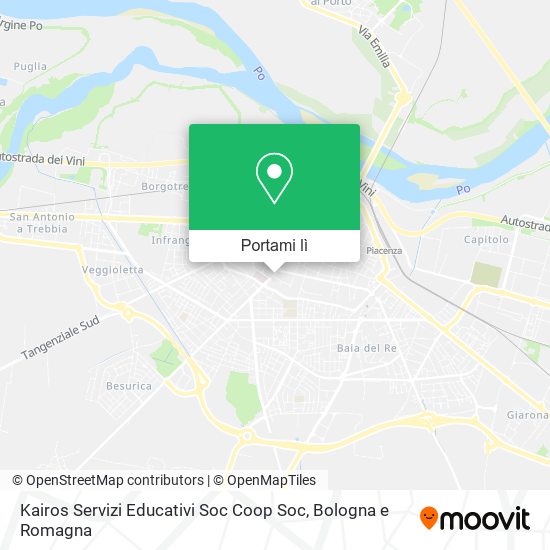 Mappa Kairos Servizi Educativi Soc Coop Soc