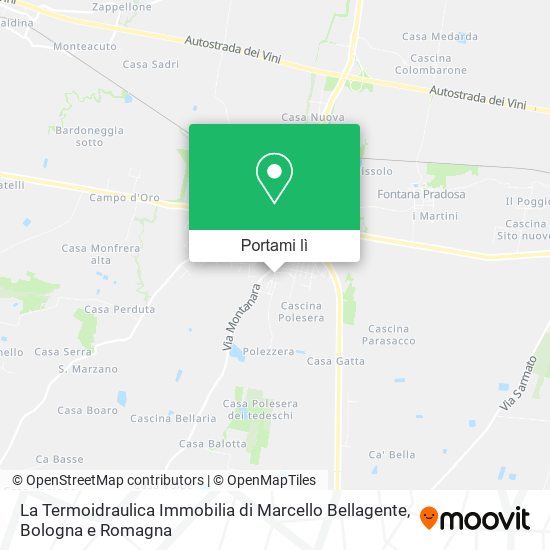 Mappa La Termoidraulica Immobilia di Marcello Bellagente