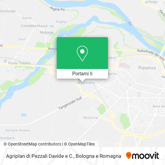 Mappa Agriplan di Pezzali Davide e C.