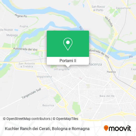 Mappa Kuchler Ranch dei Cerati