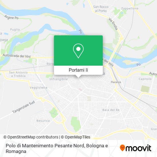 Mappa Polo di Mantenimento Pesante Nord